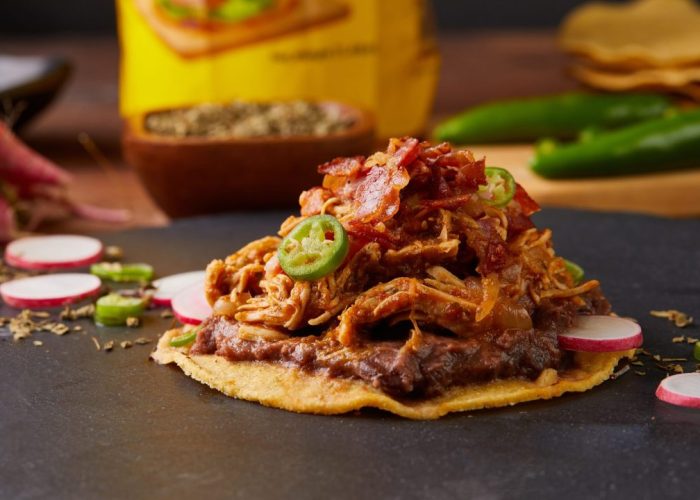 Tostada de Tinga